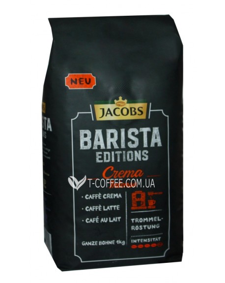 Кофе JACOBS Barista Editions Crema Intense зерновой 1 кг (8711000415399)