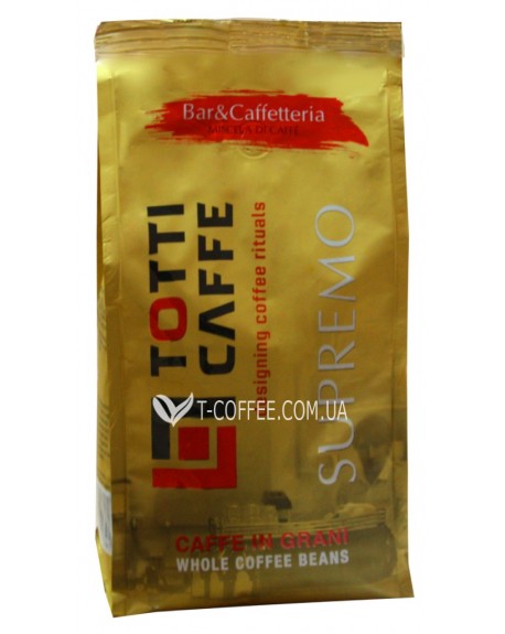 Кофе ROBERTO TOTTI Supremo зерновой 1 кг (4051146001341)