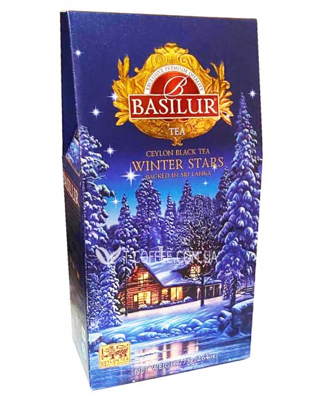 Чай BASILUR Winter Stars Зимние Звезды - Моменты 75 г к/п (4792252944008)