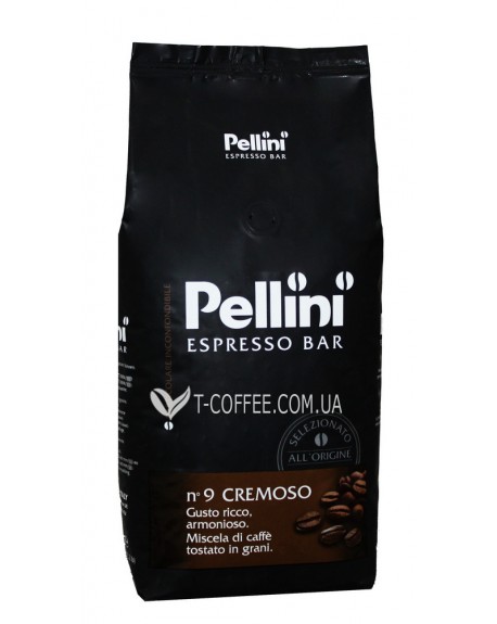 Кофе PELLINI Espresso Bar n9 Cremoso зерновой 1 кг (8001685122416)
