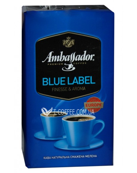 Кофе AMBASSADOR Blue Label молотый 450 г (8719325127423)