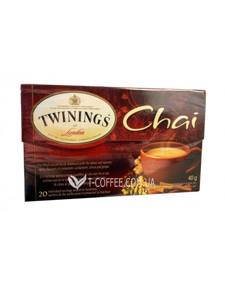 Чай TWININGS Chai Чай со Специями 20 х 2 г (070177158415)