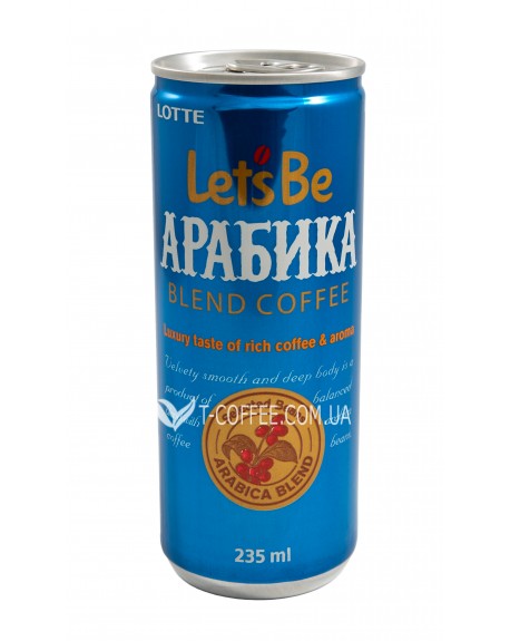 Напиток LOTTE Let`s Be Арабика кофейный 235 мл