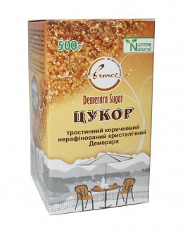 Сахар тростниковый коричневый нерафинированный кристаллический Demerara 500 г