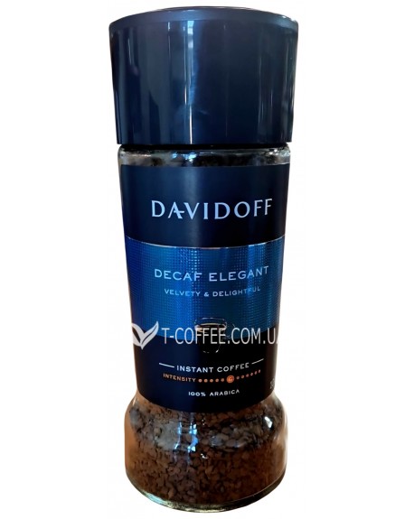 Кофе DAVIDOFF Decaf Elegant без кофеина, растворимый, 100 г, ст. б. (4061445319306)