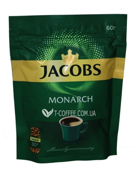 Кофе JACOBS Monarch растворимый 60 г эконом. пак. (4820187046464)