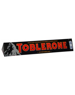Шоколад TOBLERONE Dark Chocolane Almond Nougat Черный Миндальная Нуга 100 г (7614500010617)