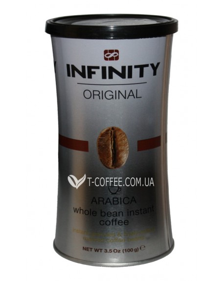 Кофе INFINITI Original Arabica цельнозерновой растворимый 100 г ж/б (4260283250578)