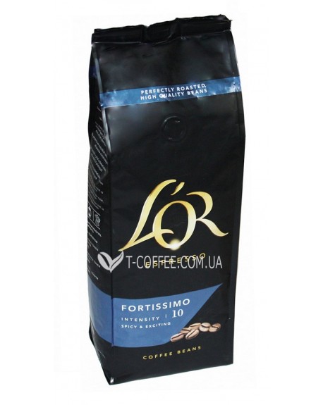 Кофе L'OR Espresso Fortissimo зерновой 500 г (8711000324172)
