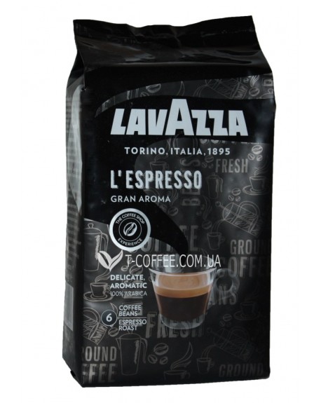 Кофе LAVAZZA L'Espresso Gran Aroma зерновой 1 кг (8000070024816)